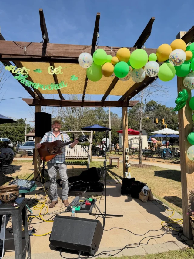 Tony Barnes is here jammin’! Great way to start the day!