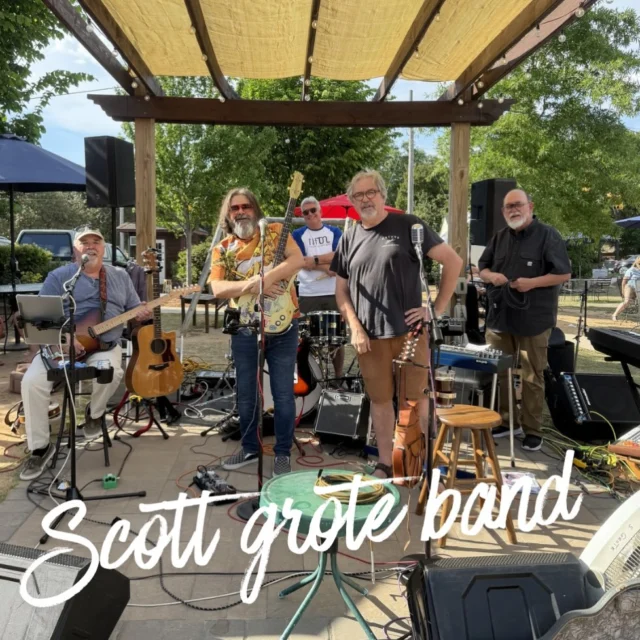 🎸 It’s Friday so we’re going to jam with the Scott Grote band! They are live 5:30-8:30