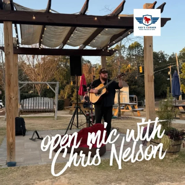 🎤 Chris Nelson opens his mic tonight! Come sing a song from 6-8 at Red’s!