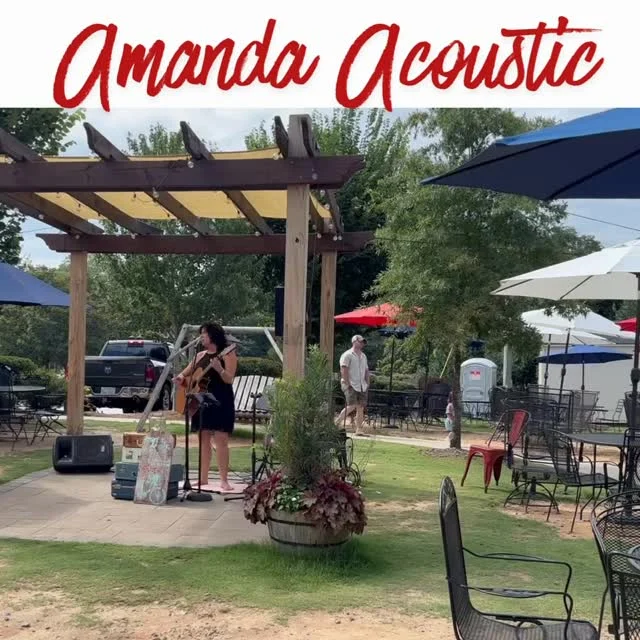 🎶 Amanda Acoustic giving us a reason to get up, get out, and take a seat tonight at Red’s! She’s live till 6!