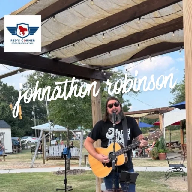 🎸 It’s a great night for a local favorite to take the stage! Jonathon Robinson is live tonight from 6-8!