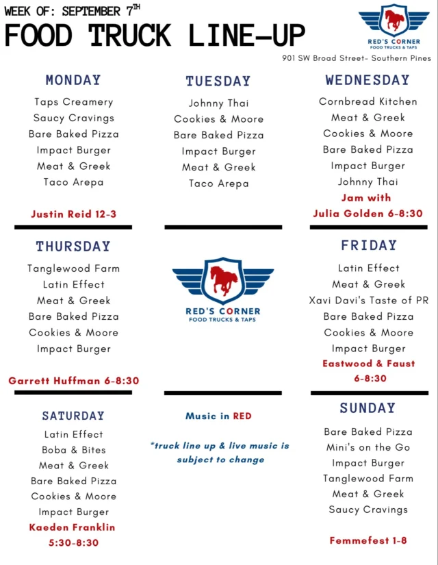 🗓️ We will be OPEN tomorrow and are ready to share a September week ahead with you!