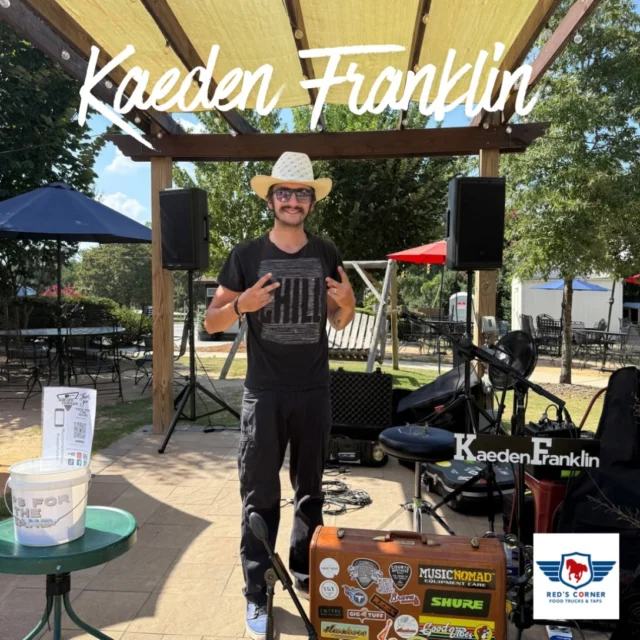🎤 Saturday night sounds will be turned up and out by Kaeden Franklin tonight! It’s a great night to be at Red’s!